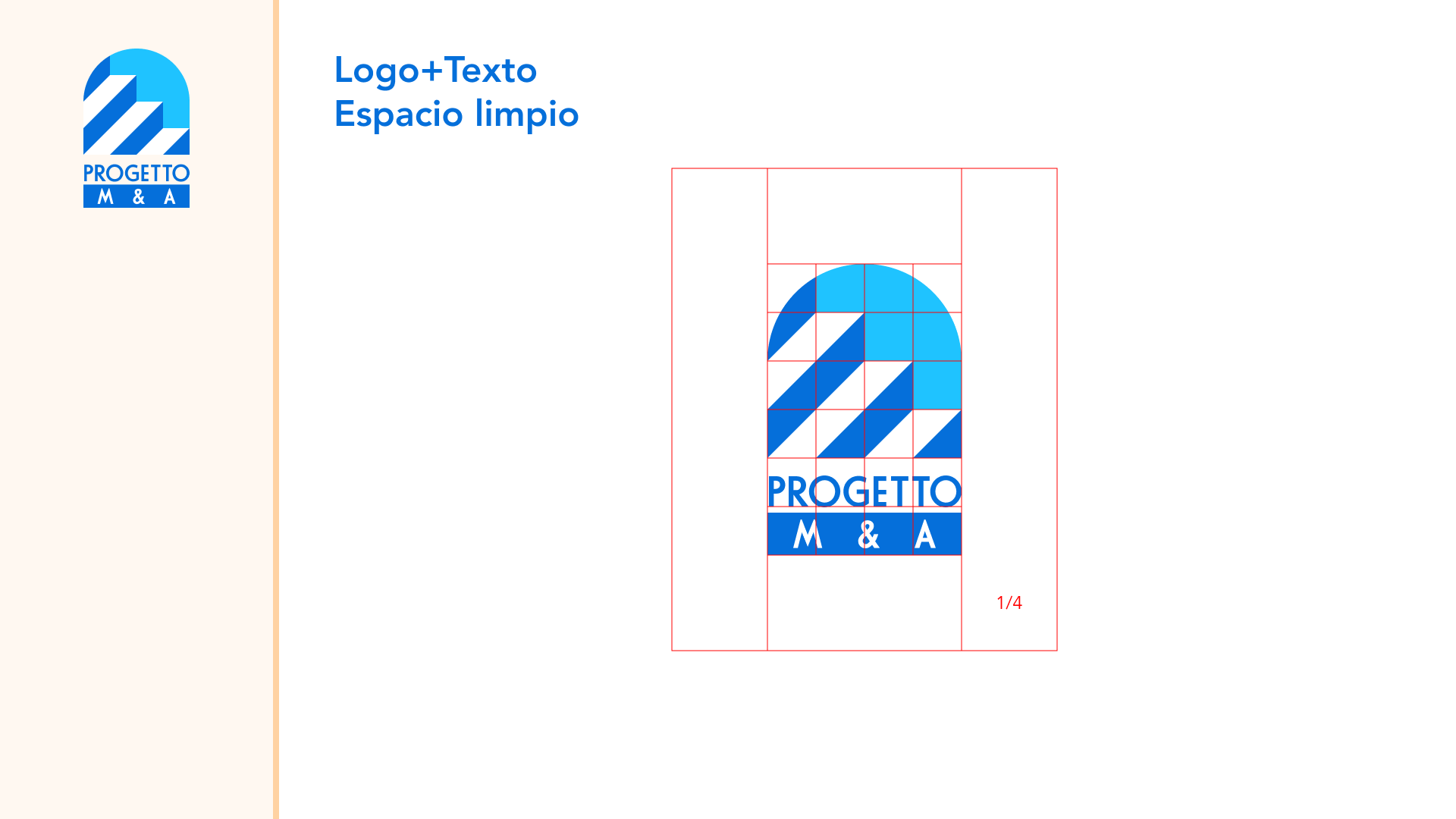 Logo with wordmark: clear space