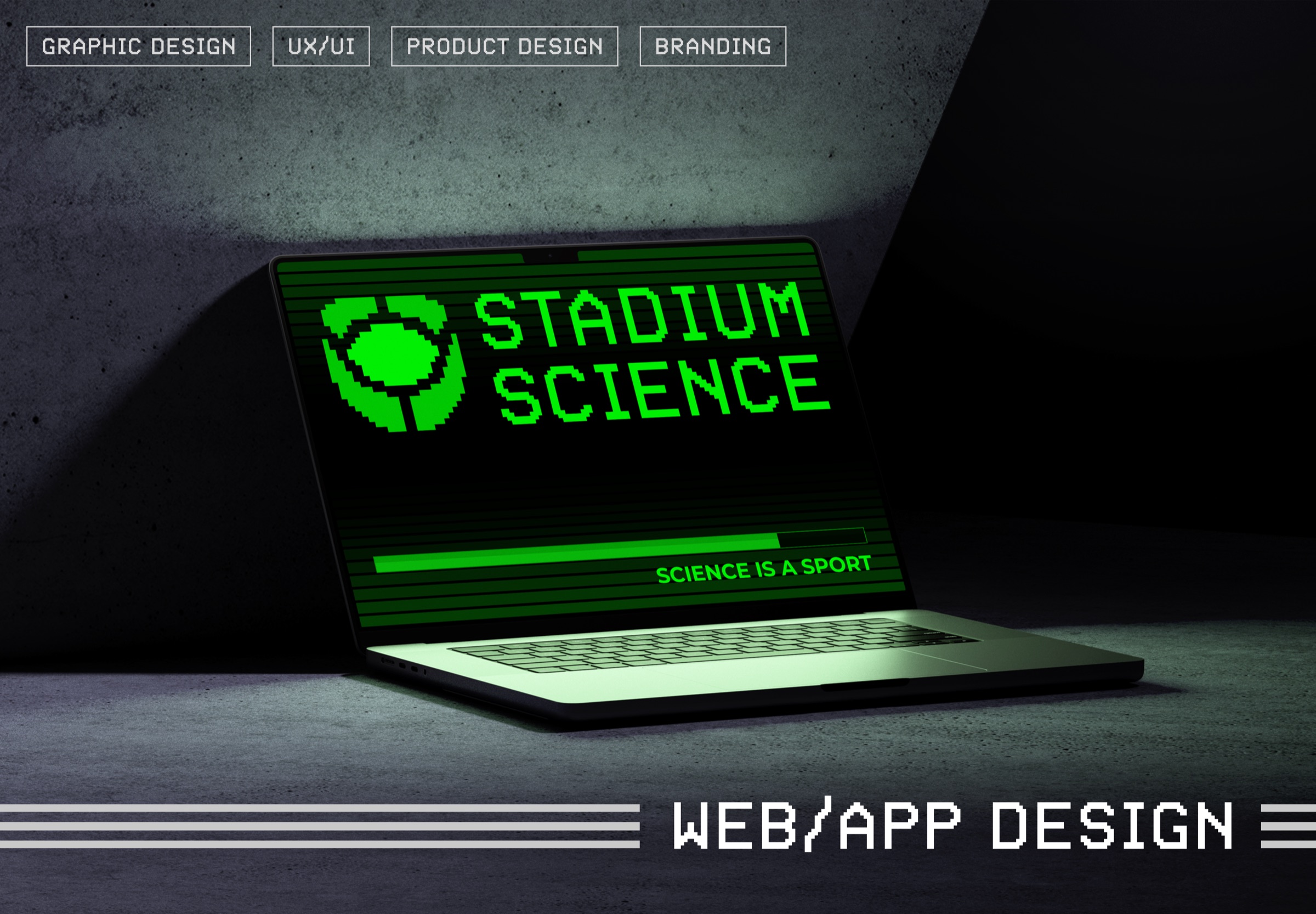 Stadium Science web/app design intro